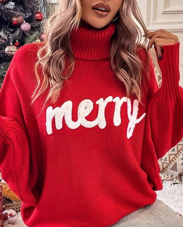 So Very Merry Turtleneck Sweater