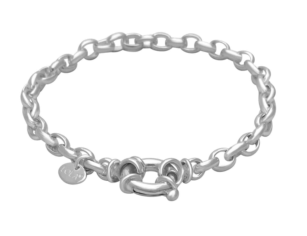 Rolo Link Bracelet, Silver, 5mm