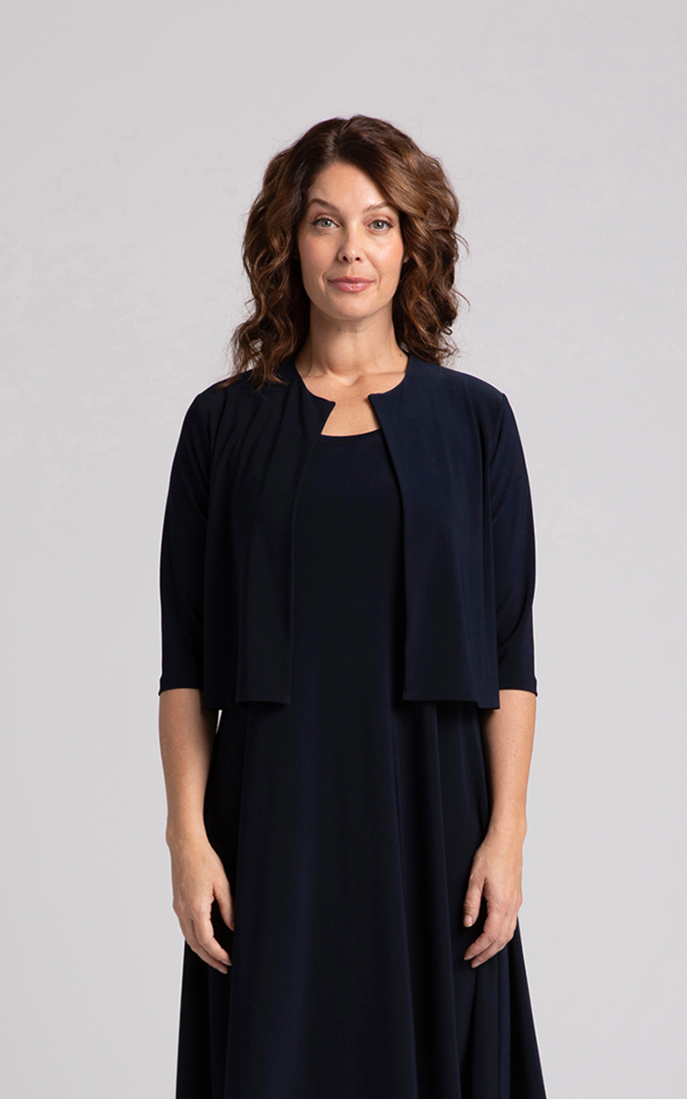 Classic Bolero Cardigan, Navy 25156-4 Sympli 4