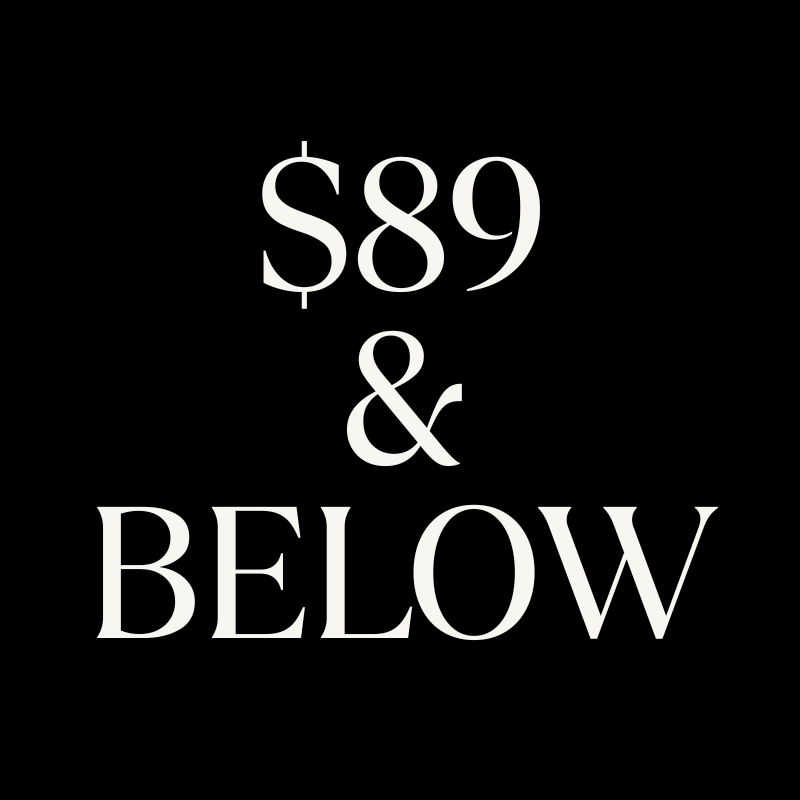 $89 & BELOW