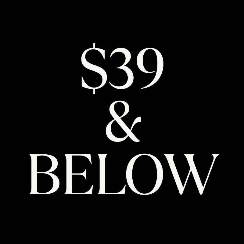 $39 & below