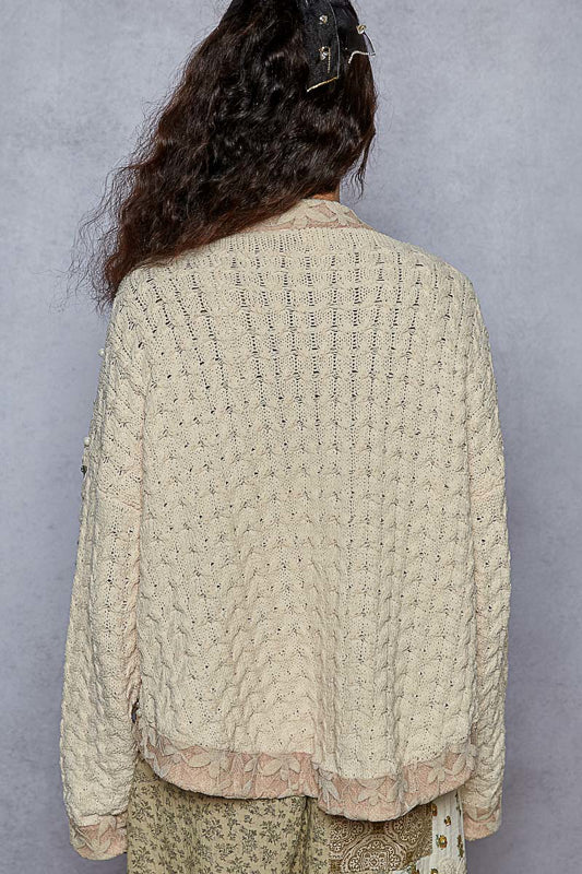 Falling for Pearls Knit Cardigan