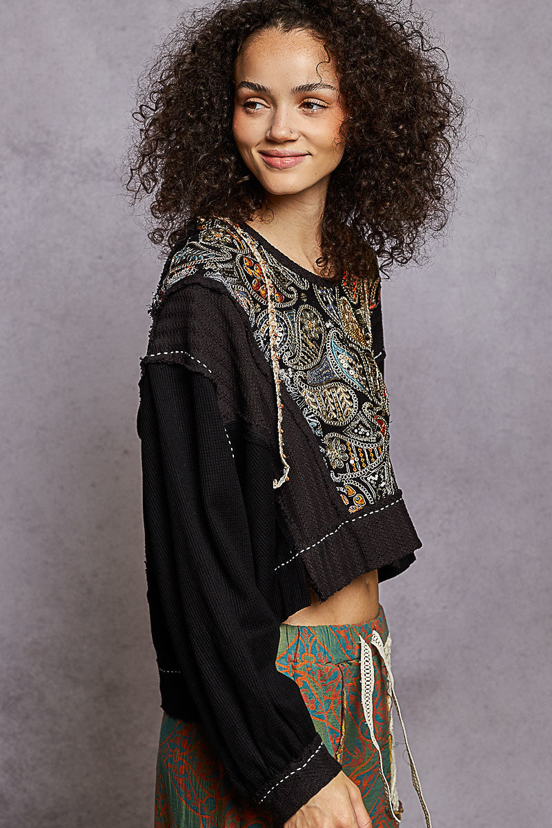 Boho Breeze Thermal Hoodie