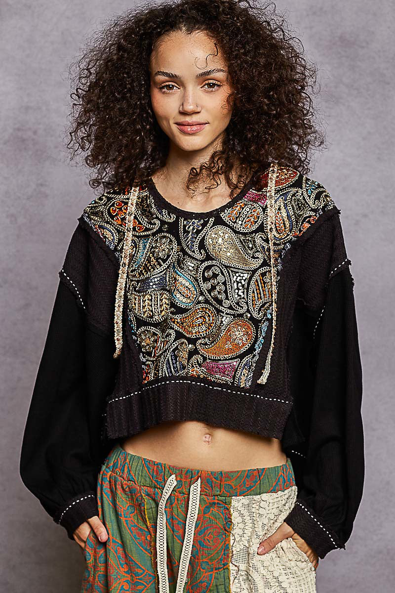 Boho Breeze Thermal Hoodie