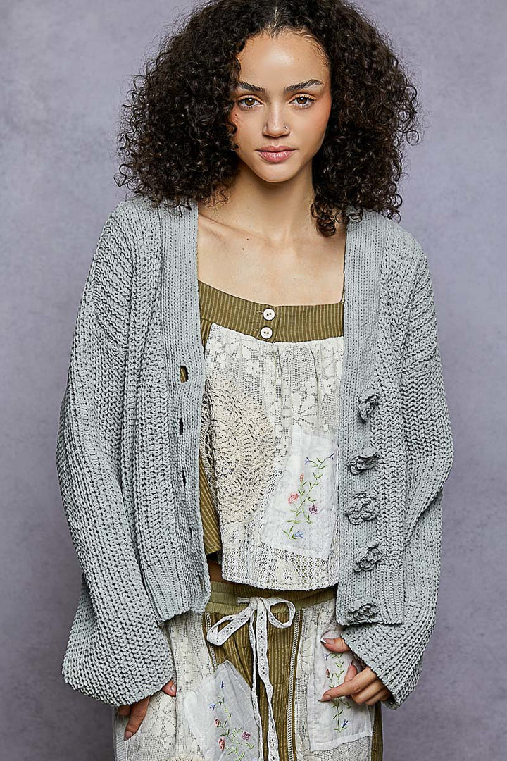 Blossom Button Cardigan