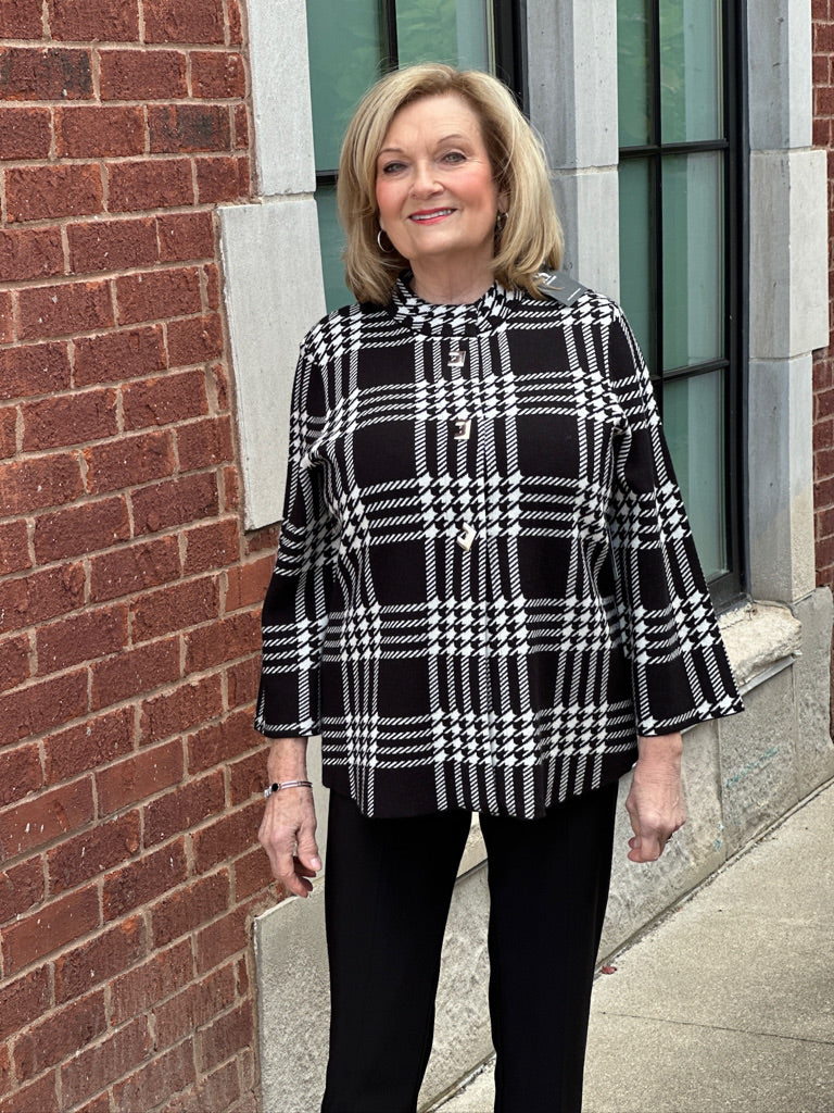 Madeline Plaid Cardigan