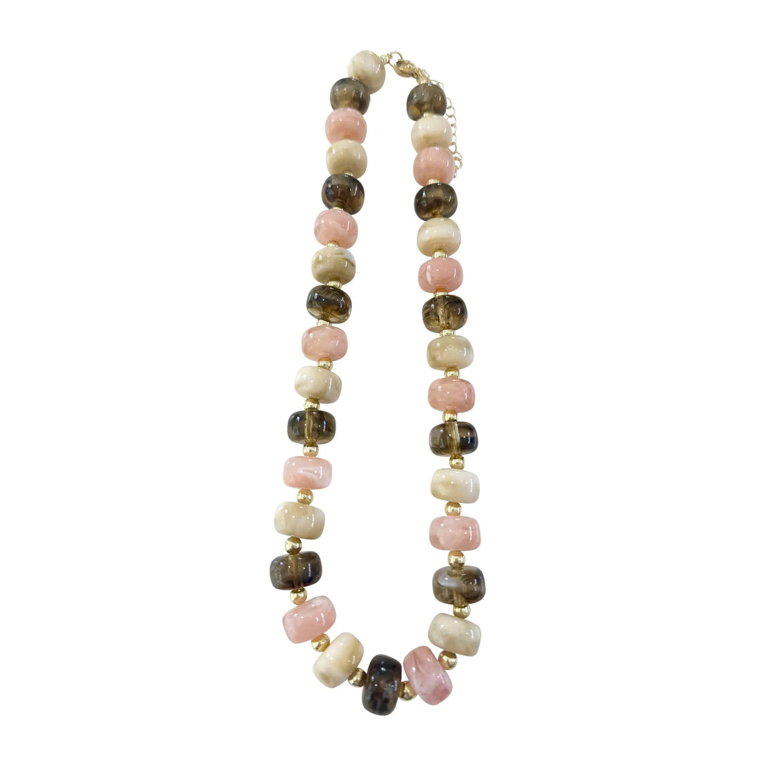 Kennedy Chunky Necklace, Pink Multi