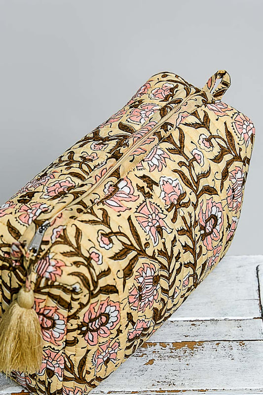 Meadow Makeup Pouch, Honey