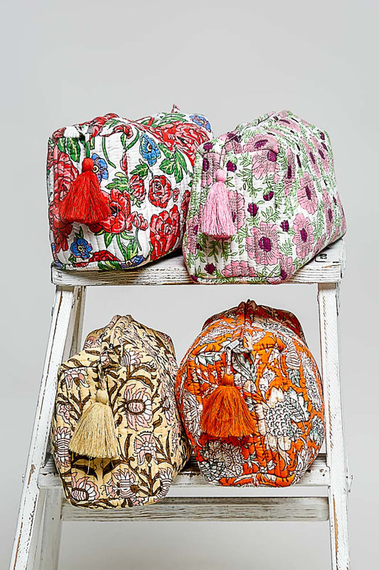 Meadow Makeup Pouch, Honey