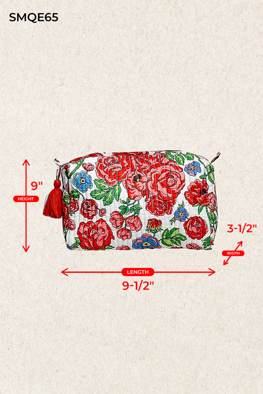 Meadow Makeup Pouch, Orange
