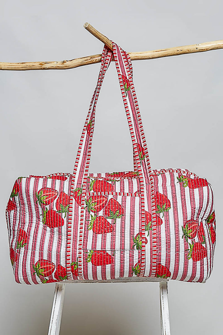 Sadie Duffel Bag, Strawberry
