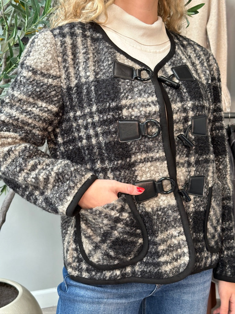 Earl Grey Plaid Jacket