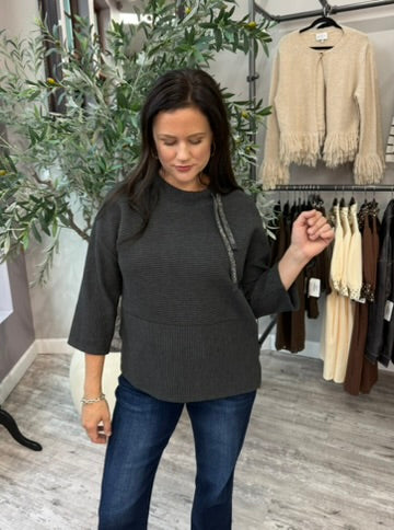 A Little Sparkle 3/4 Sleeve Top