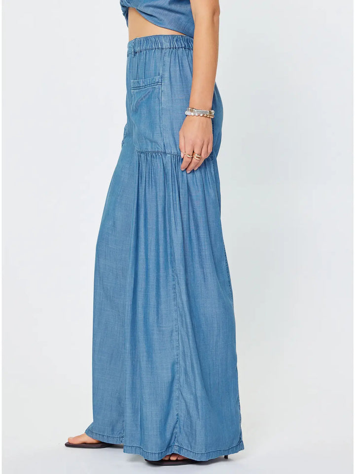 Chambray Skies Palazzo Pant