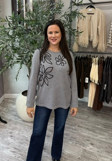 Petal Poetry Sweater