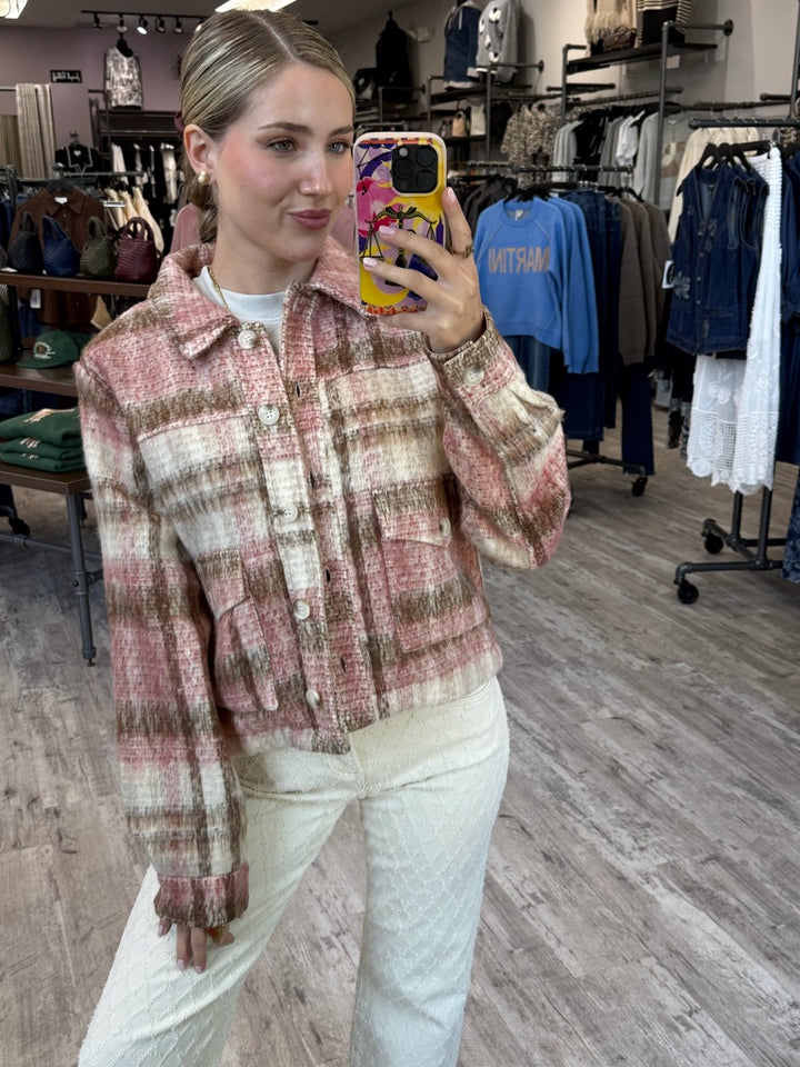 Blushwood Plaid Jacket