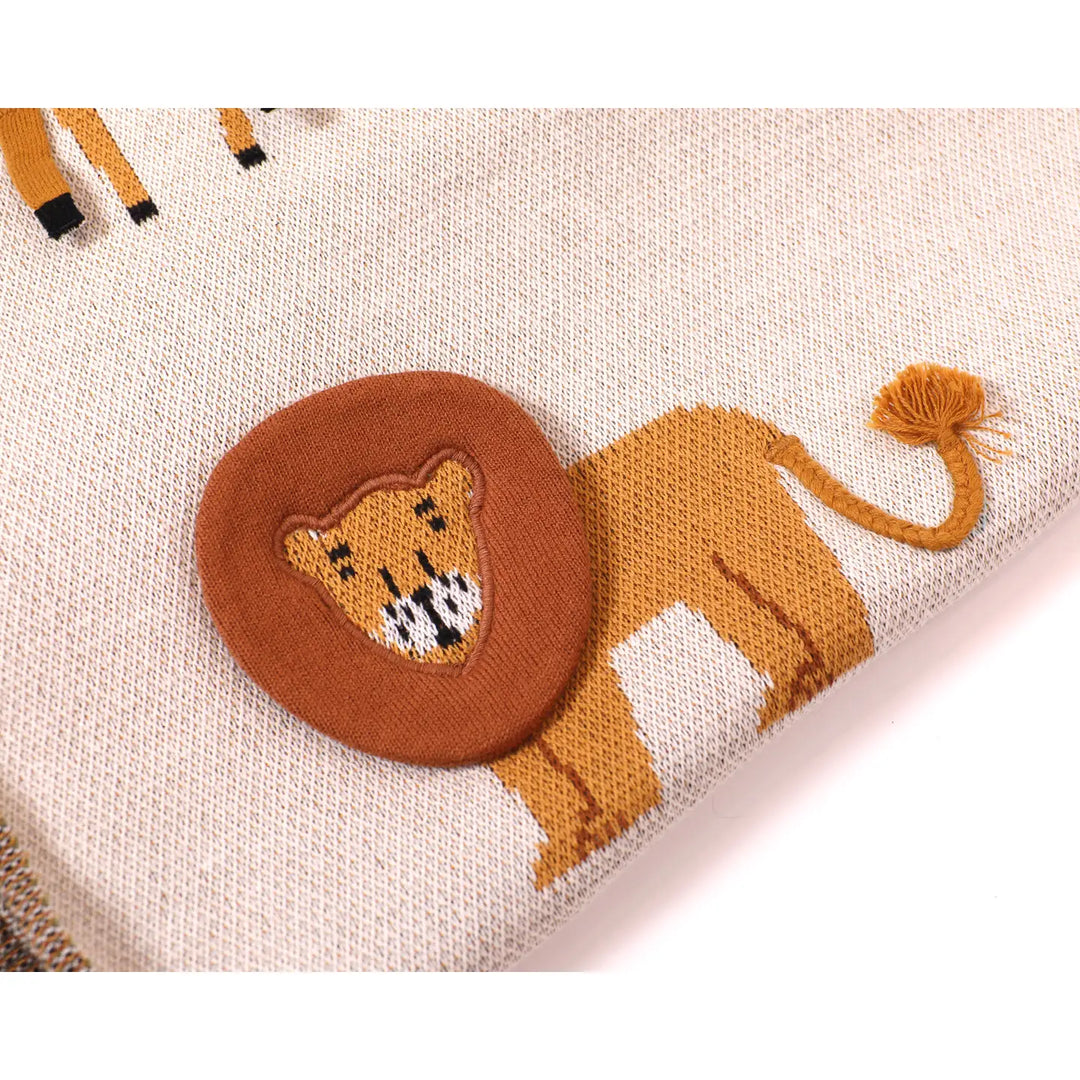 Savannah Safari 3D Baby Blanket