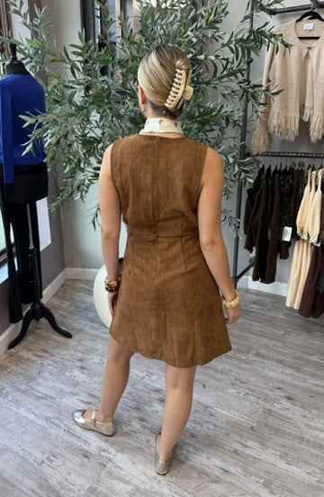 Hazel Suede Dress