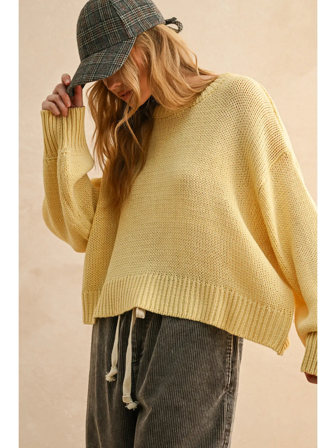 Hannah Balloon Sleeve Sweater