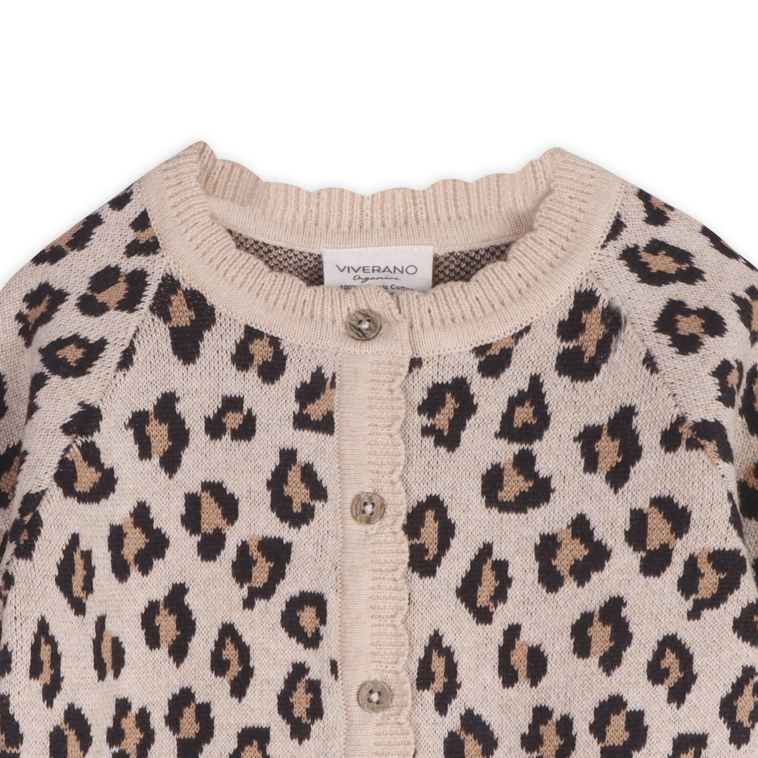 Leopard Baby Cardigan