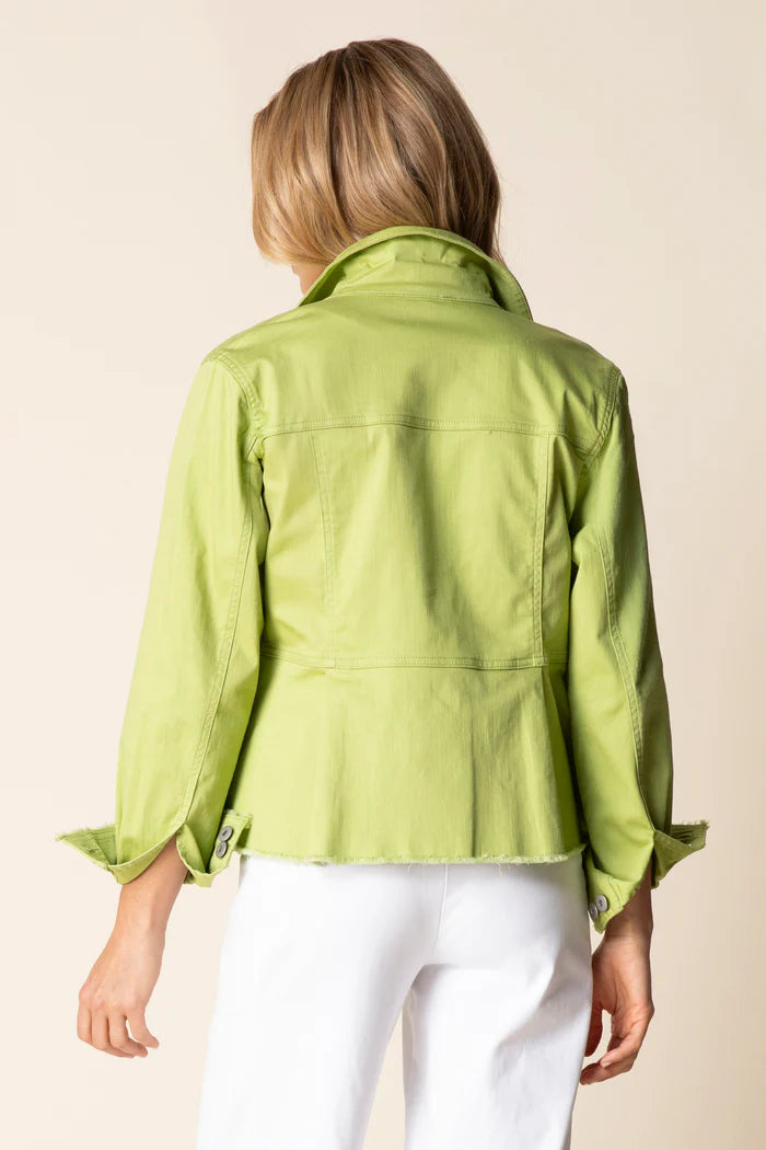 Perfect Peplum Denim Jacket
