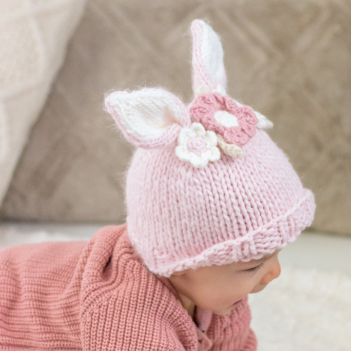 Blush Bunny Baby Hat