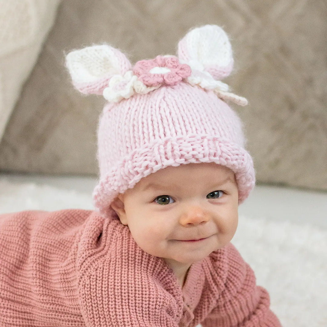 Blush Bunny Baby Hat