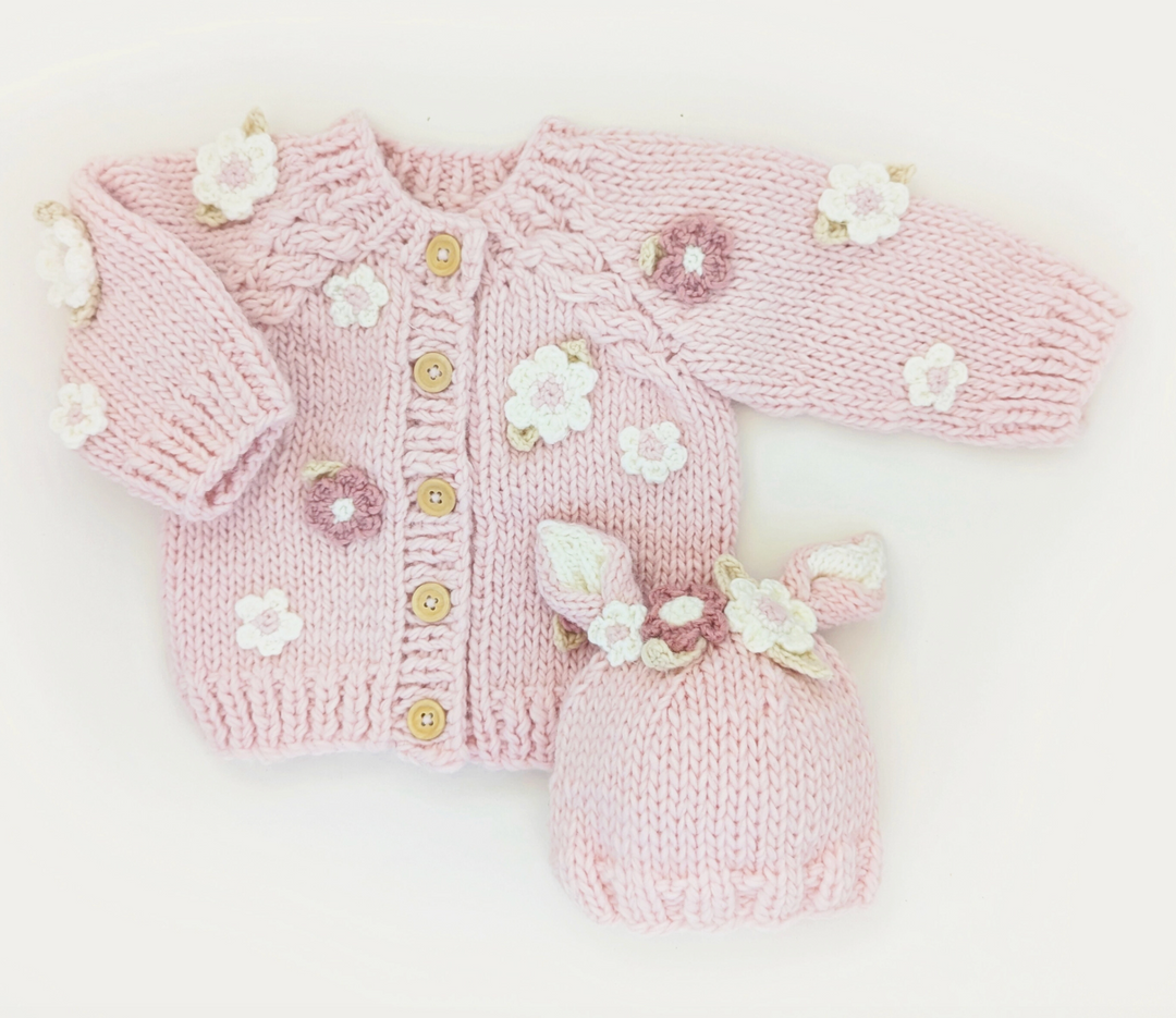 Flower Baby Cardigan