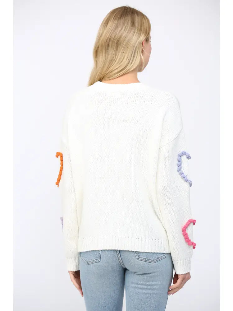 Braided Sweetheart Sweater