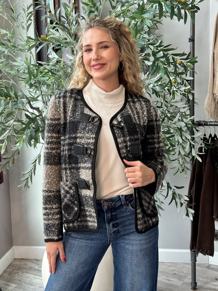 Earl Grey Plaid Jacket