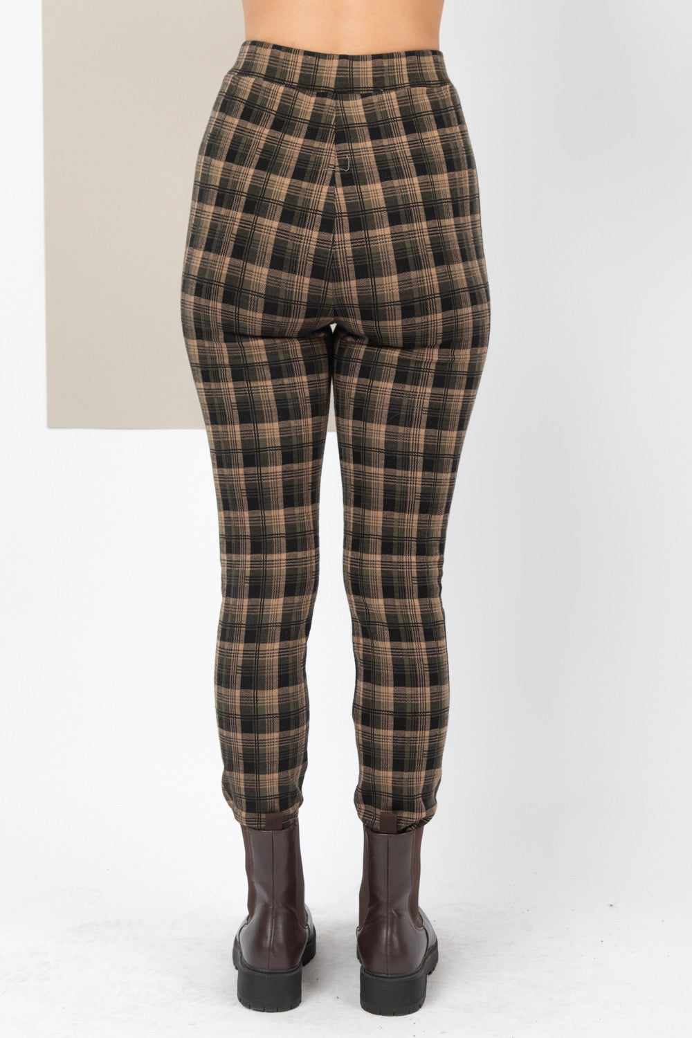 First Pick Plaid Legging, Tan