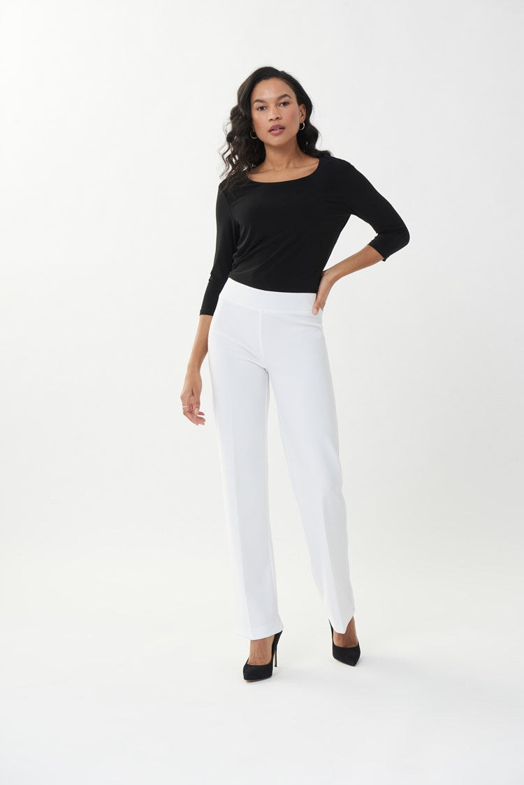 Madison Pleated Pant, White
