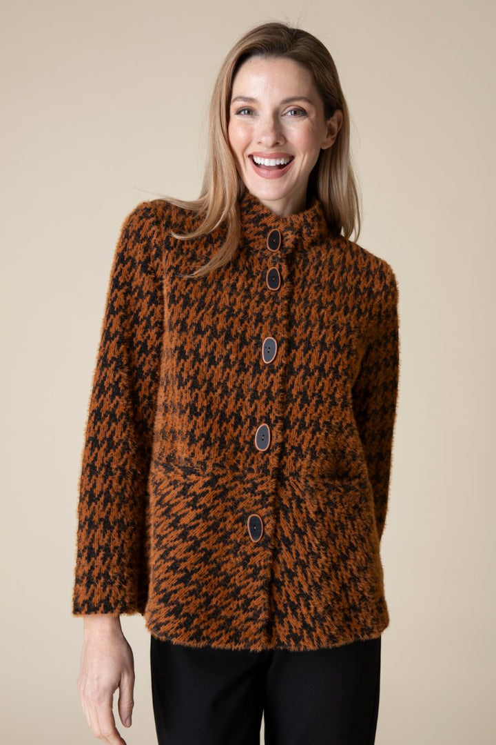 Ginger Houndstooth Jacket