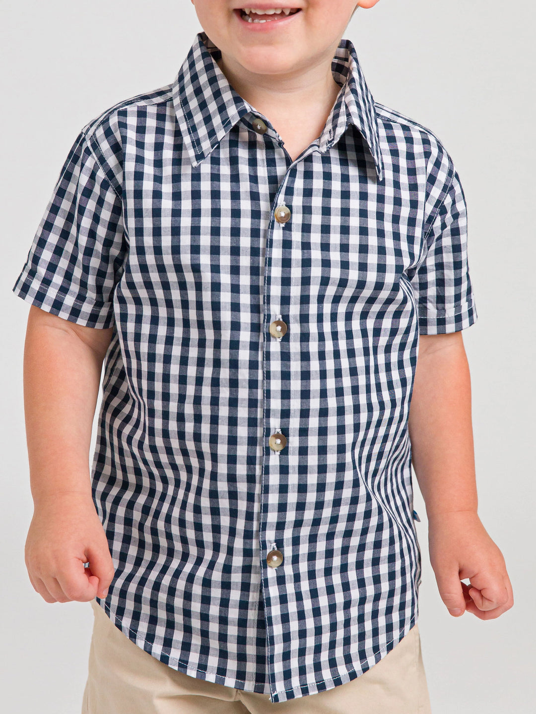 Gingham Short Sleeve Shirt