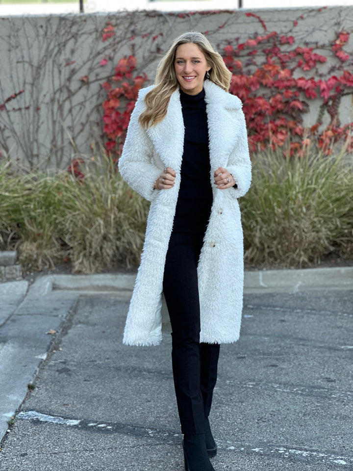 Carrie Curly Lamb Coat