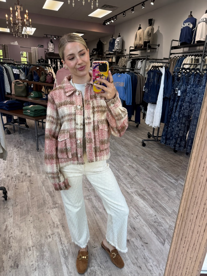 Blushwood Plaid Jacket