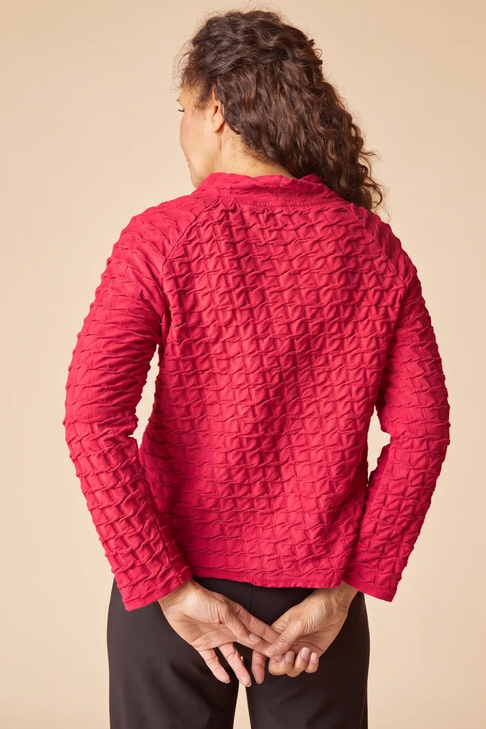 Textured Tides Pocket Top