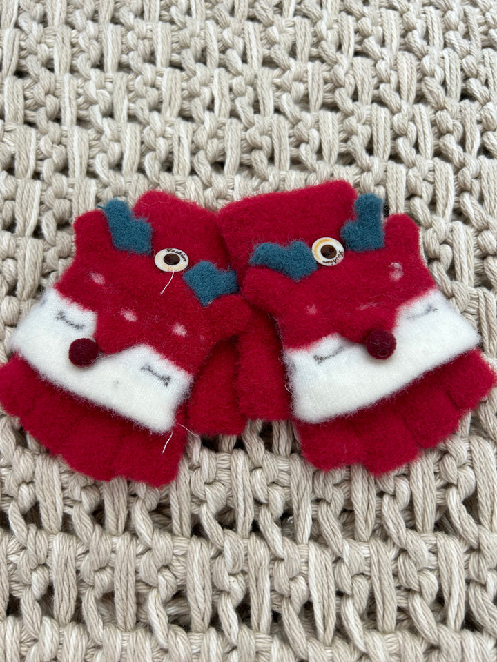 Clarice Reindeer Kids Gloves