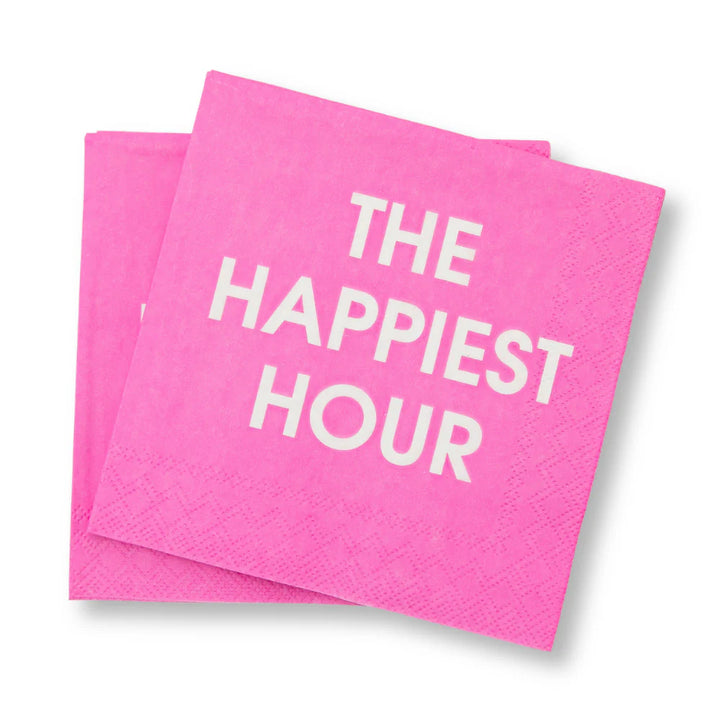 Happiest Hour Cocktail Napkin