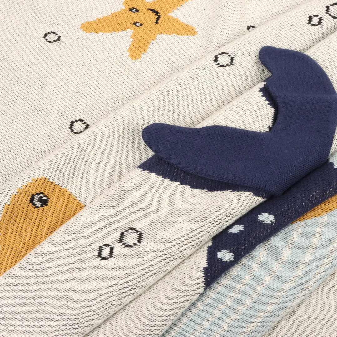 Ocean Life 3D Baby Blanket