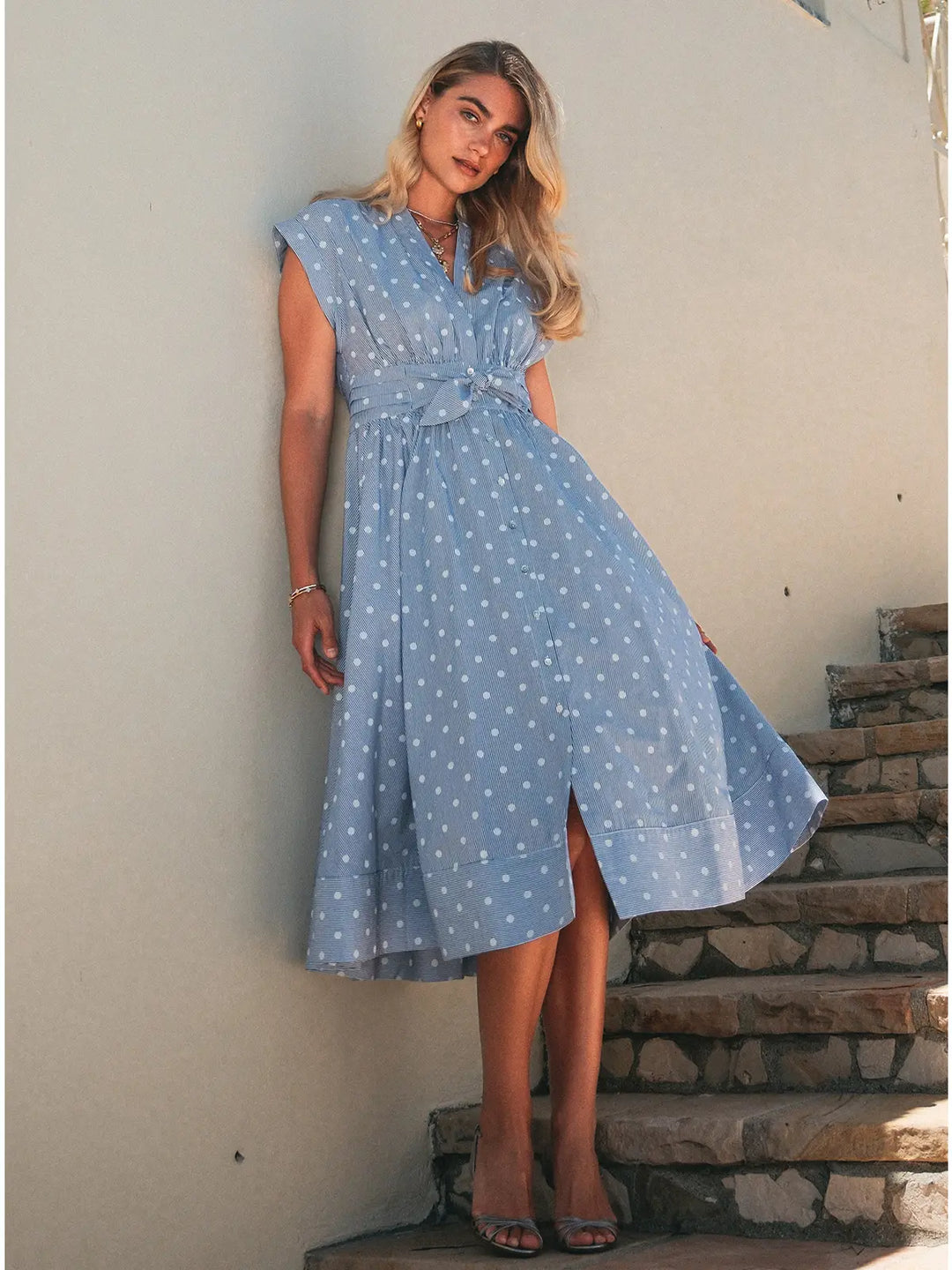 Polka Perfect Midi Dress