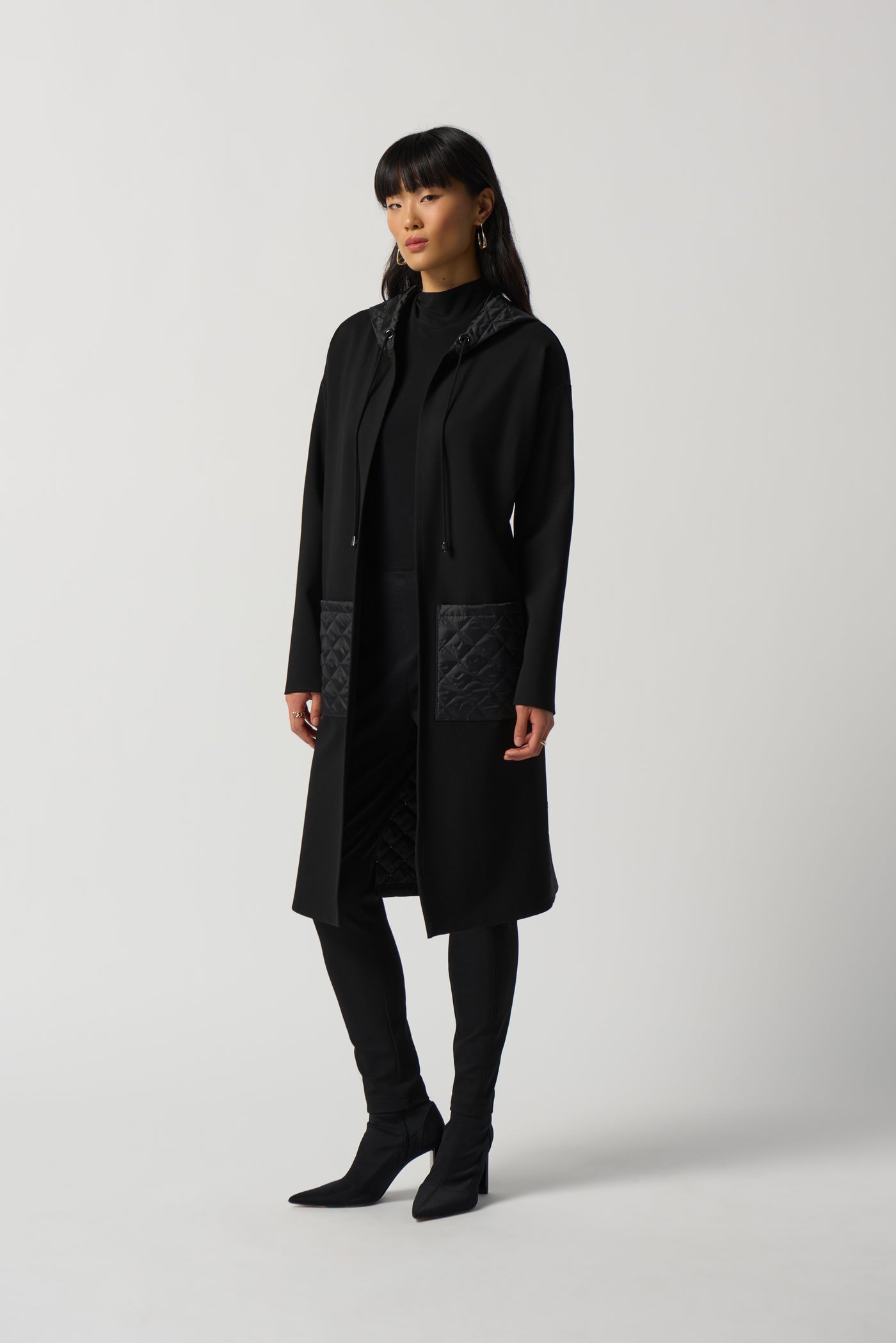 Must Have Quilted Coat, Black