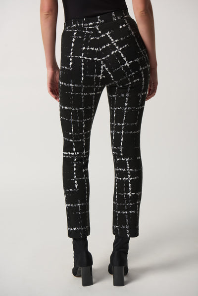Arlowe Tweed Print Trouser, Black