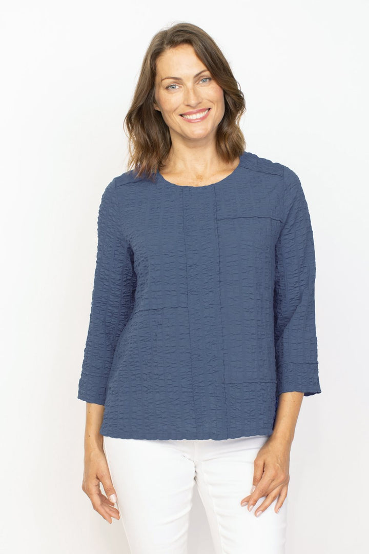 Penelope Pucker Pullover, Twilight