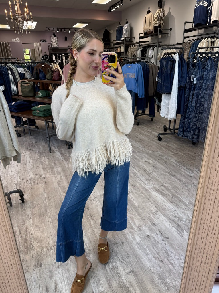Fringe Benefits Sweater