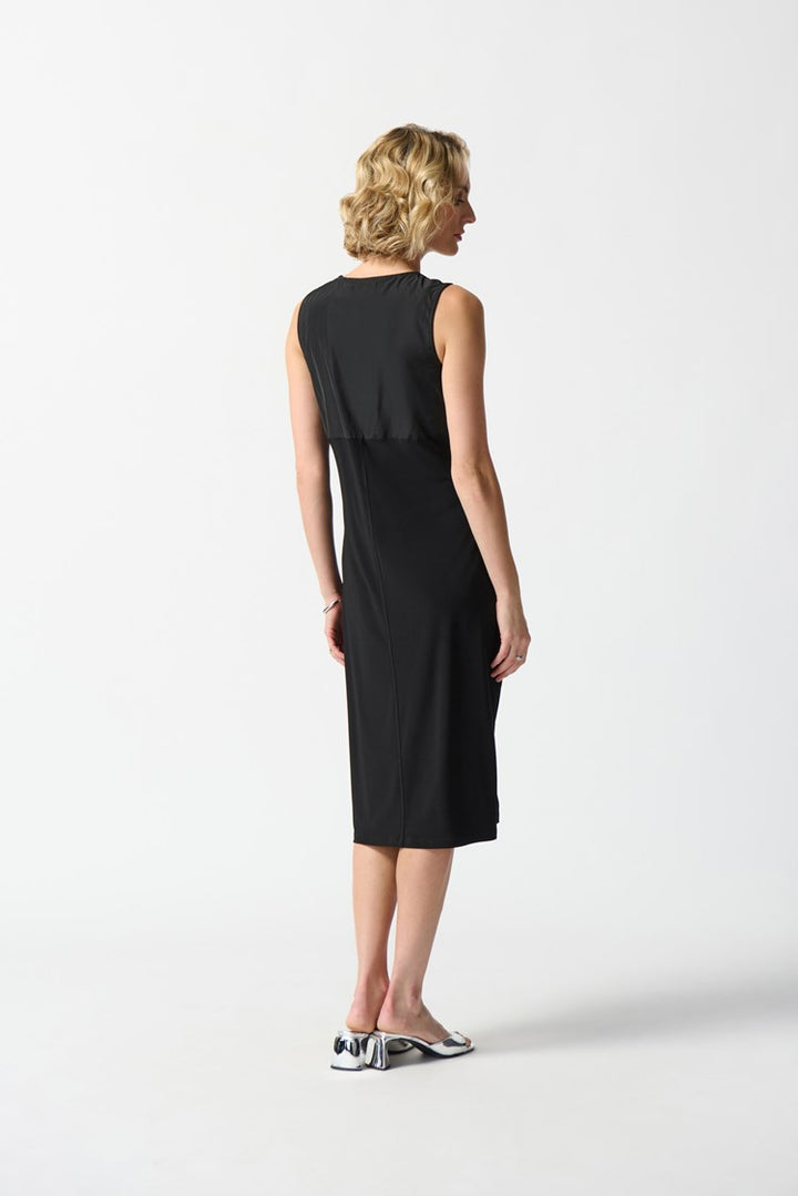Cocoon Sleeveless Dress, Black