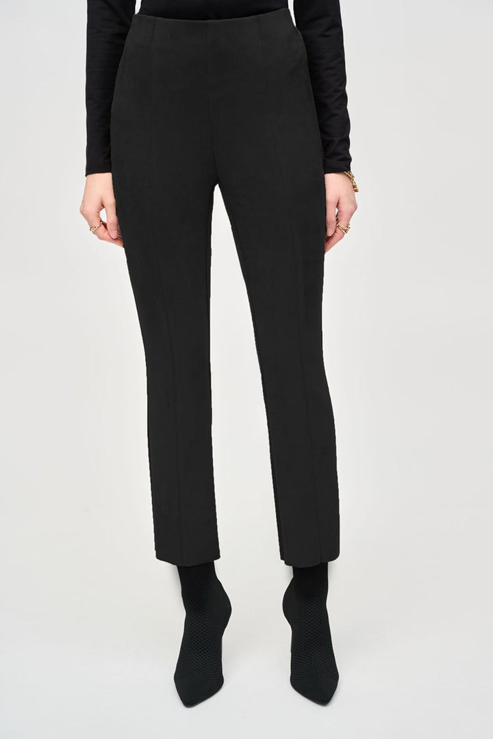 SoHo Suede Flare Pant, Black