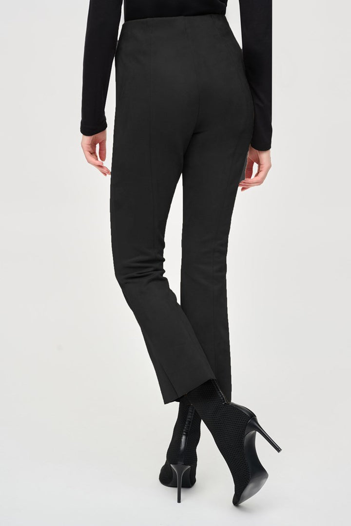 SoHo Suede Flare Pant, Black