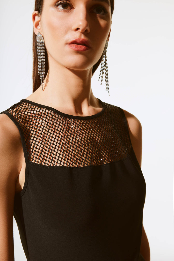 Sheer Mesh Yoke Tank