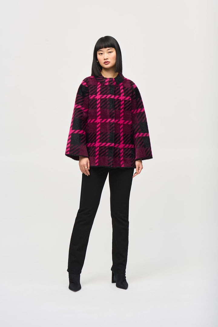 Pink Punch Plaid Jacket